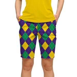 Loudmouth Carnivale Bermuda Golf Short Size 2